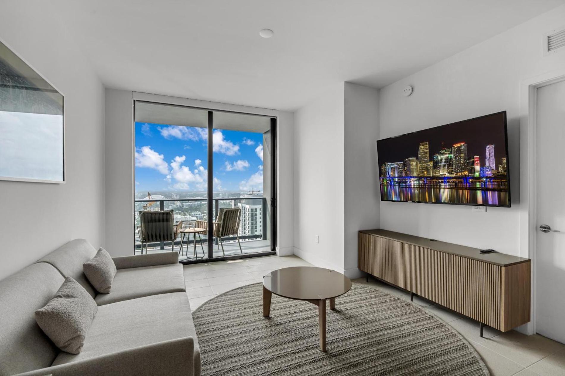 Modern 1Br Apartment With Breathtaking Views Heart Of Downtown Майами Экстерьер фото